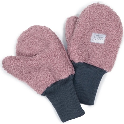 Esito Zimní palcové rukavice Teddy fleece double Cyclamen pink růžová – Zboží Dáma