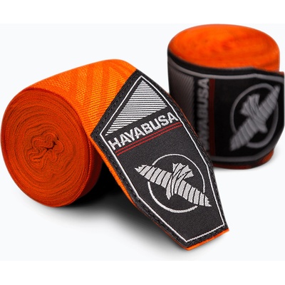 Hayabusa Perfect Stretch Printed 450 cm оранжеви лабиринтни боксови превръзки