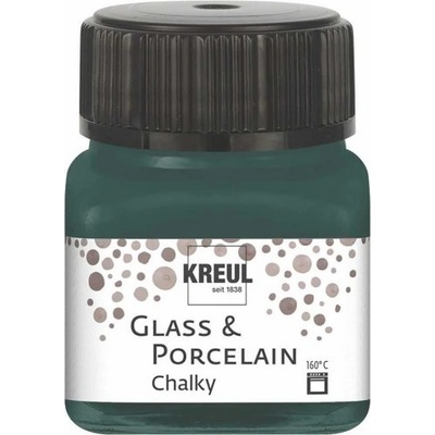 Kreul Barva na sklo a porcelán CHALKY 20 ml ZELENÁ CHATA – Zboží Mobilmania