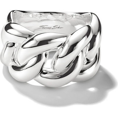 Thomas Sabo TR2521 001 21 60 Ring Braided bold Silver Ladies