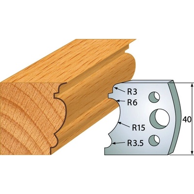 Igm Profilový nůž 40x4mm profil 104 F026-104