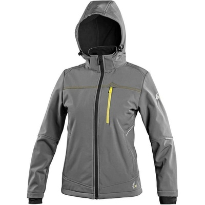 CXS Stretch bunda softshell dámská šedá