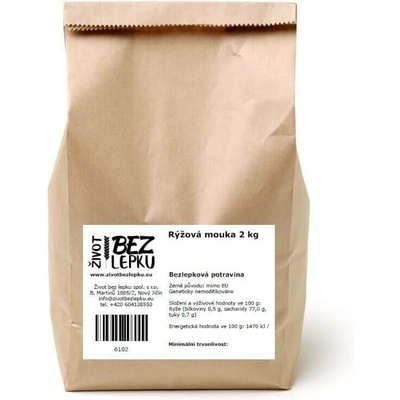Život bez lepku Rýžová mouka polohrubá 2 kg