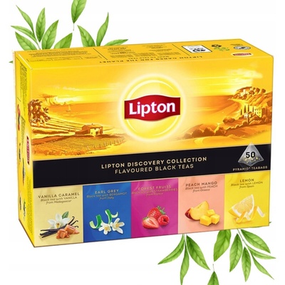 Lipton Discovery Collection Čierny čaj 82 g 50 vrecúšok