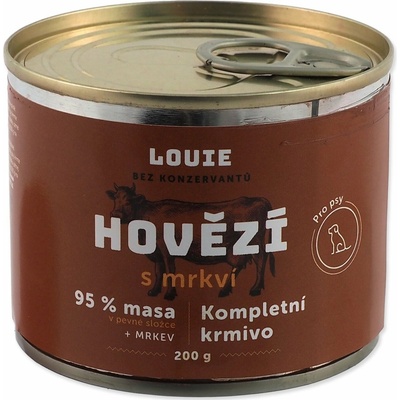 Louie Adult Hovädzie s mrkvou 200 g