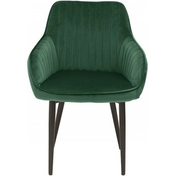 Ainnde Turin smaragdově zelená samet 2 ks