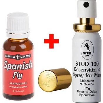 Image 1 of Спрей за задържане на еякулацията Stud 100 + Испанска муха капки