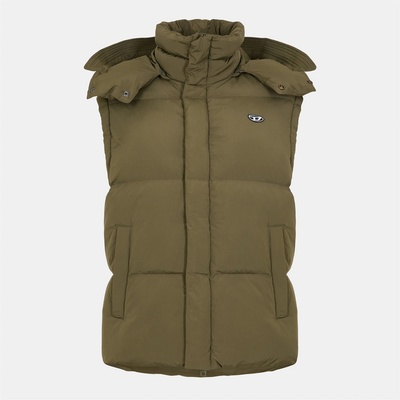 Diesel Men's Toggle Closure Duffle Coat - Ivy Green