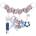 BabyOno Висяща бебешка играчка Babyono - Raccoon (5901435416594)