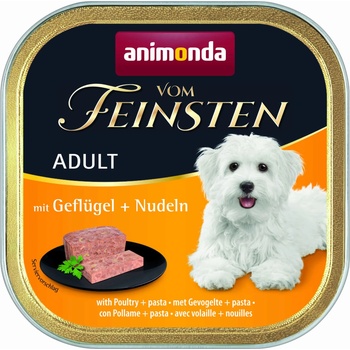 Animonda Vom Feinsten with Poultry and Pasta - Деликатесен пастет с пилешко и паста, за кучета над 1 година, 150 гр