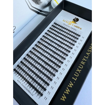 Luxury Lashes Narrow 5D KNIHA Zakrivenie umelých rias: C, Dĺžka umelých rias: 10 mm, Hrúbka rias: 007