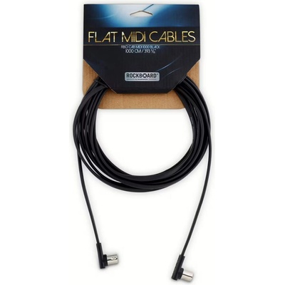 RockBoard Flat MIDI 10 m MIDI кабел (RBO CAB MIDI 1000 BK)