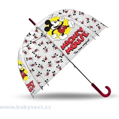 Deštník Mickey průhledný