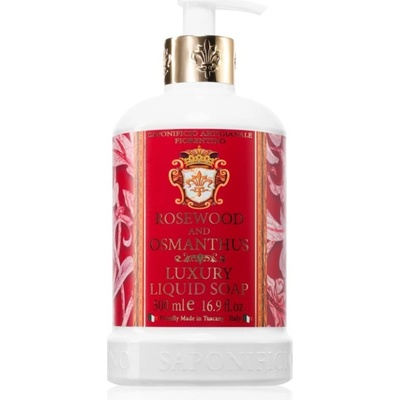 Saponificio Artigianale Fiorentino Rosewood and Osmanthus prírodné tekuté mydlo na ruky 500 ml
