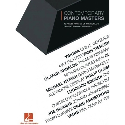 Contemporary Piano Masters 40 skladieb od 20 popredných svetových klavírnych skladateľov