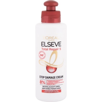 Elseve Total Repair 5 Stop Damage Cream от L'Oréal Paris за Жени Грижа за косата без измиване 200мл