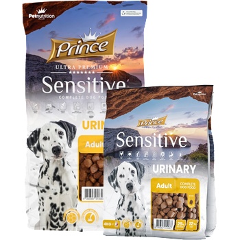 Petnutrition Гранули за чувствителни кучета с уринарни проблеми prince sensitive urinary 4kg - за средни и едри породи