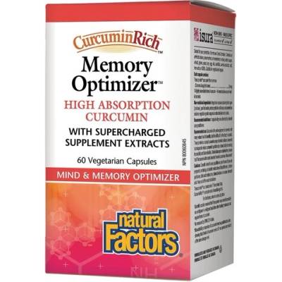 Natural Factors Memory Optimizer (Памет и фокус) 388 mg 60 V капсули | Natural Factors (4553 NF)
