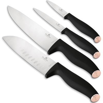 Berlinger Haus BH-2956 Комплект ножове от 4 части - черен, розово злато (BH-2956)