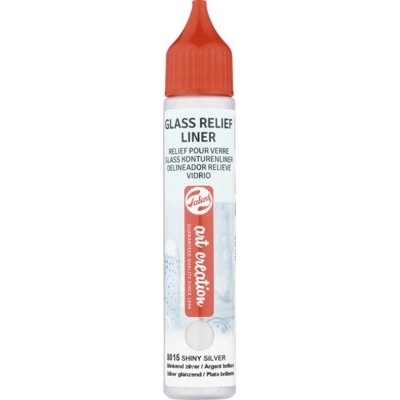 Liner na sklo a porcelán 30 ml stříbrná