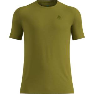 Odlo Мъжко мериносово термобельо Odlo Merino 160 Baselayer Crew Neck S/S Merino base layer - Guacamole (015-1877-0712)