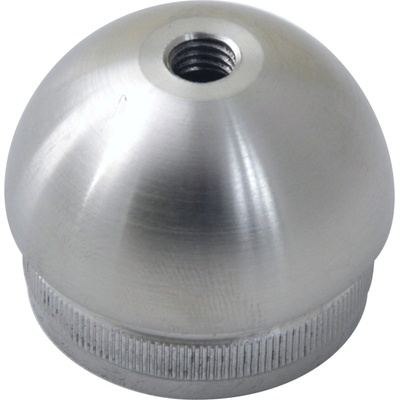 Spodek držáka madla ø 42,4 mm, závit M8, broušená AISI 304