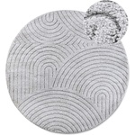 Elle Decoration Светлосив кръгъл килим ø 160 cm Panglao New York Light Grey - Elle Decoration (106205-160)
