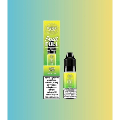Dinner Lady Bar Salts Fruit FULL Lemon and Lime 10 ml 20 mg