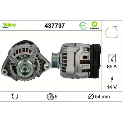 Alternátor VALEO 437737