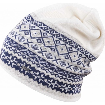 Kama pletená merino čepice A135 přírodně bílá