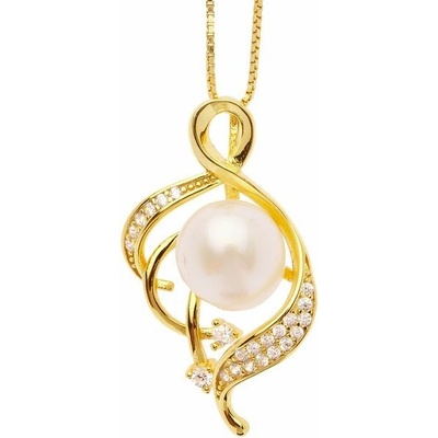 Oliver Weber Pozlátený strieborný náhrdelník 61305G