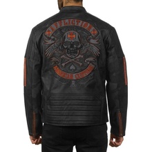 Affliction bunda Black Bird 110OW408-BKOG Blk/orange