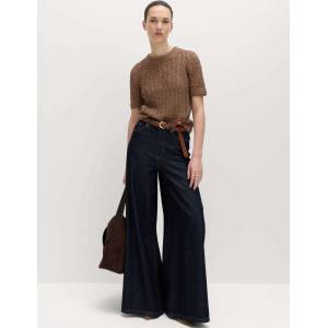 Marks & Spencer Плетена върхна част с текстура и висок процент памук Marks & Spencer кафява Marks & Spencer | Kafyav | ЖЕНИ | S