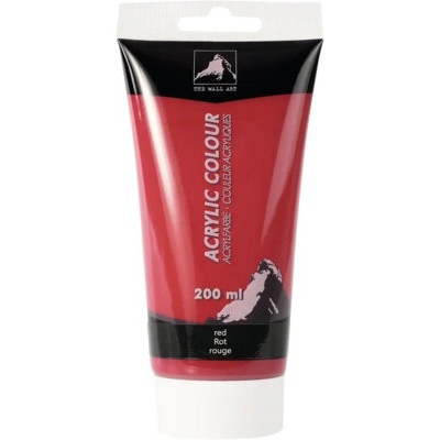 Akrylová barva karmínová červená 200 ml