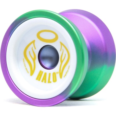 YoYoFactory DNA Halo Kovové Yoyo Halo Zelená Fialová