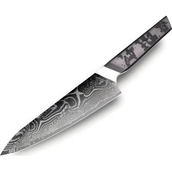 HARAHU Дамаски кухненски нож TA-37571 - Chef / Черен / Сив KP37571 (TA-37571)