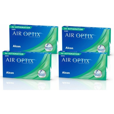 Alcon Air Optix Plus Hydraglyde for Astigmatism 6 šošoviek výhodné balenie 4 krabičky