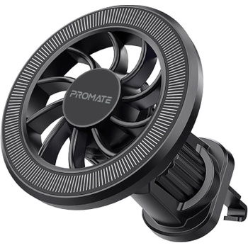 Image 1 of Promate Стойка за кола ProMate CLIPMOUNT Mini Cradleless Magnetic Car Mount, For AC Vent, Metal Ring Plate included