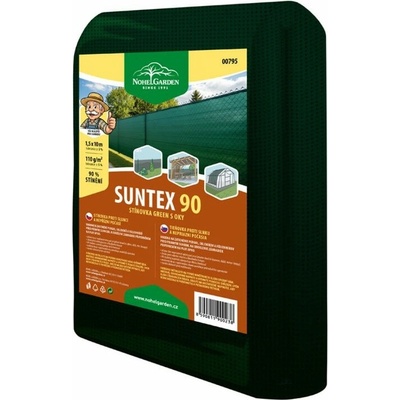 SUNTEX Stínovka PE 90 S OKY GREEN 1,5 x 10 m