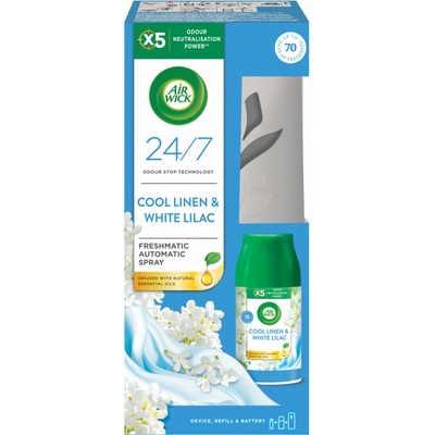 Air Wick Freshmatic Automatický osviežovač vzduchu v spreji Vôňa sviežosti a jazmínu 250 ml