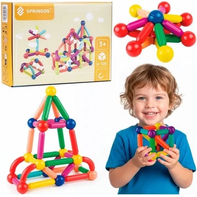Springos Kg0050 магнитни блокове 128 бр (KG0050)