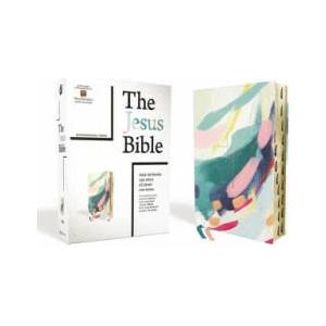 The Jesus Bible Artist Edition, Niv, Leathersoft, Multi-Color/Teal, Thumb Indexed, Comfort Print | Louie Giglio, Passion (ISBN: 9780310457541)