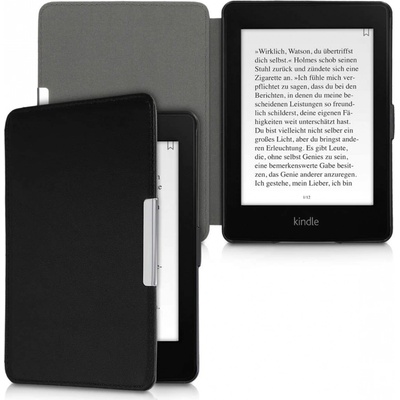 KW Mobile Kalibri Real Leather KA5626601 pre Amazon Kindle Paperwhite 5 2021 čierna koža