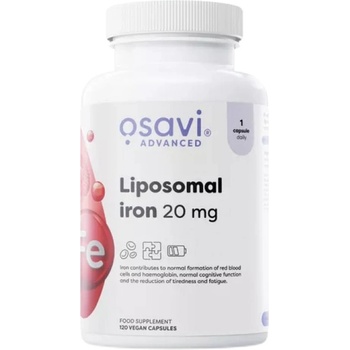 Osavi Liposomal Iron 20 mg | as Iron Bisglycinate [120 капсули]