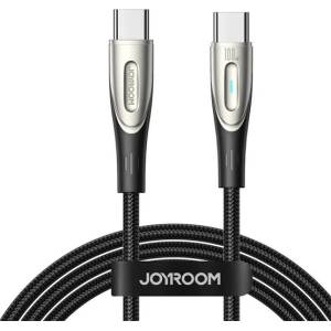 JOYROOM Кабел за данни JOYROOM STAR-LIGHT Type-C - Type-C, 120 см, ЧЕРЕН SA27-CC5 1 (SA27-CC5 1)