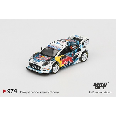 Mini GT Ford Puma Rally1 nr.13 M-Sport Ford WRT RMC 2024 bílá 1:64