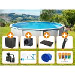 Steinbach Grande Pool Set Round Ø 366 x 135 cm - Пълен комплект Large - 1 компл (011763)