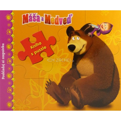 Máša a Medveď Kniha s puzzle