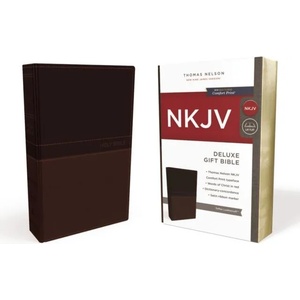 NKJV, Deluxe Gift Bible, Leathersoft, Tan, Red Letter, Comfort Print | Thomas Nelson (ISBN: 9780718075200)