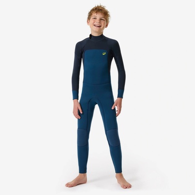 DECATHLON Detská kombinéza 3/2 mm žlto-modrá